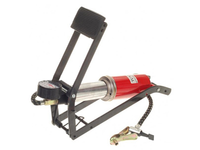 bike foot pump with gauge